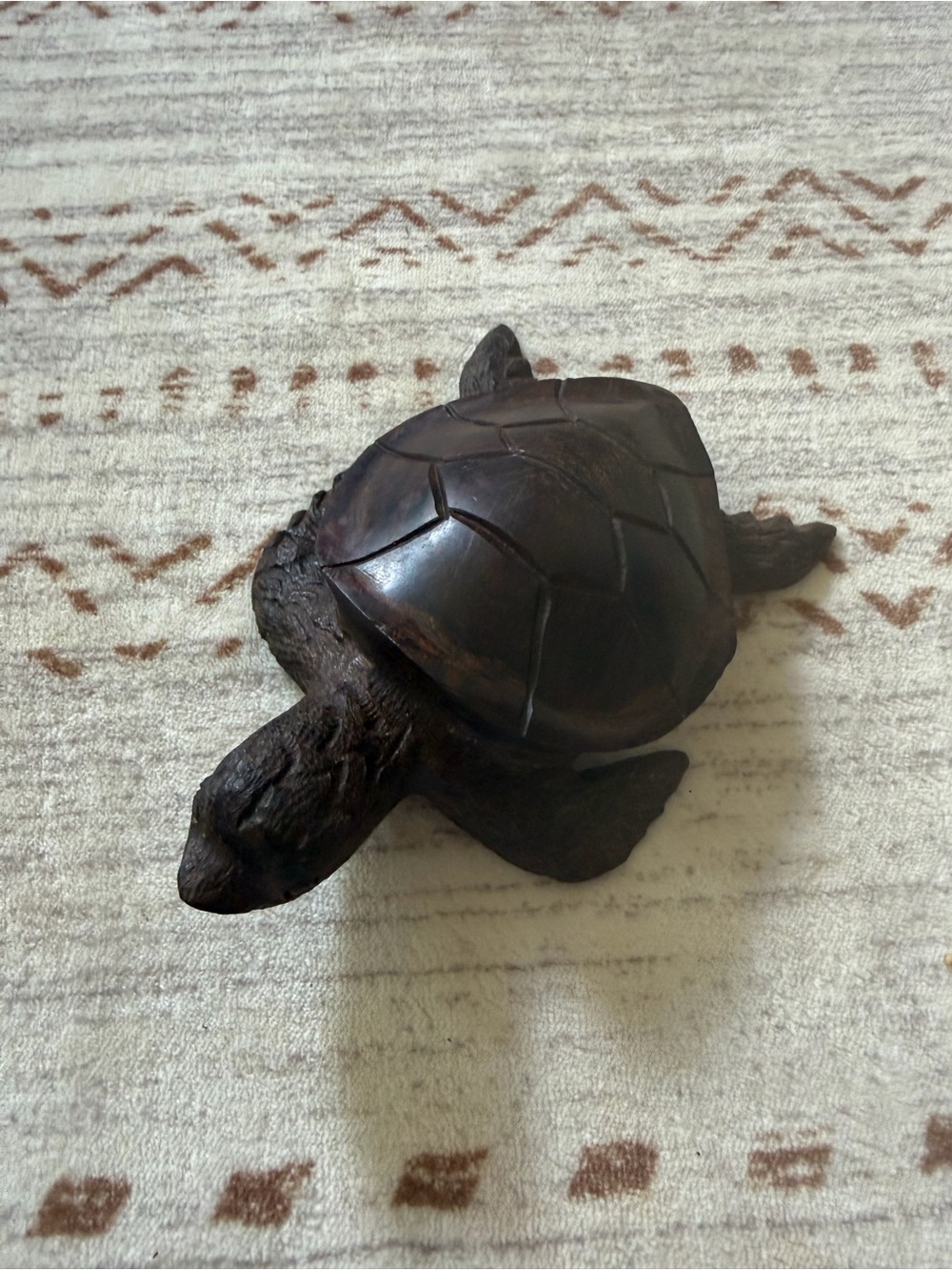 Ironwood Decorative Brown Turtle Figurine